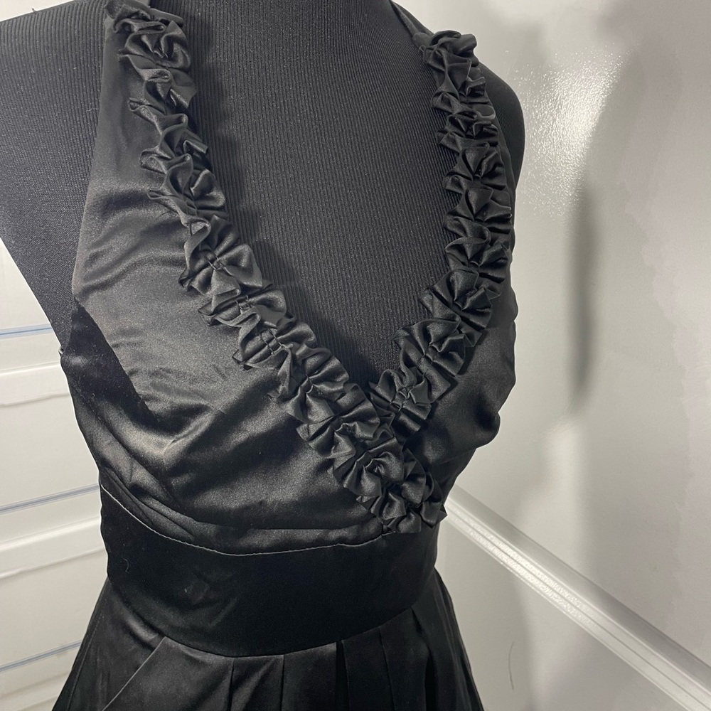Jump Girl Elegant Black Evening Dress size  3/4 CB-112 - Picture 6 of 7